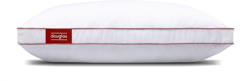 side view of the Douglas Adjustable memory foam pillow